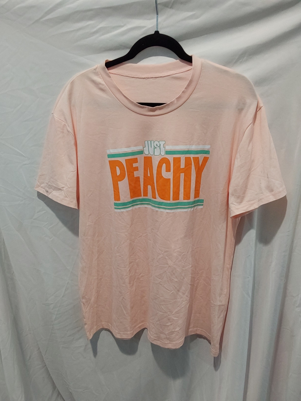 Just Peachy Graphic T-Shirt - Peach